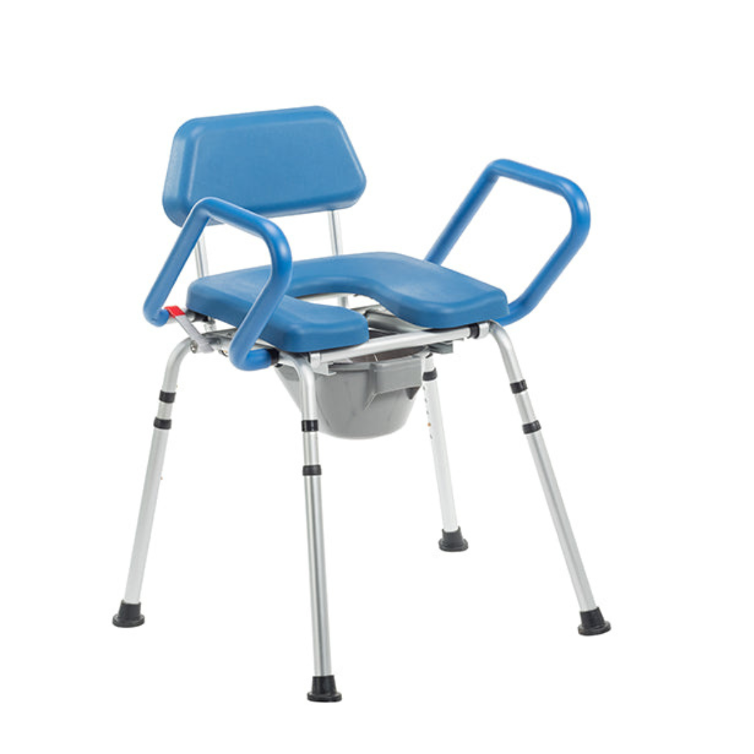 Journey SoftSecure Uplift Toilet Assist - Bedside Commode with Lift Assist - Senior.com Commodes